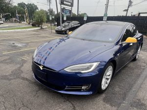 Tesla Car Wrap (Front Side)