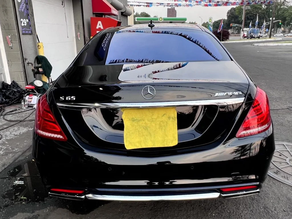 exterior mercedes car detailing (trunk)