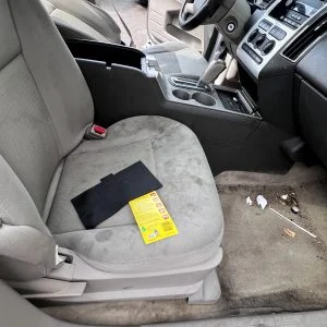 Interior Ford Detailing (Passenger Seat) Before