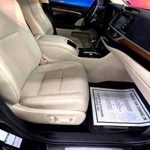 Interior Toyota Detailing NJ (Passenger Seat) After