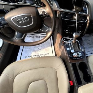 Interior Audi Car Detailing (Driver Seat) After