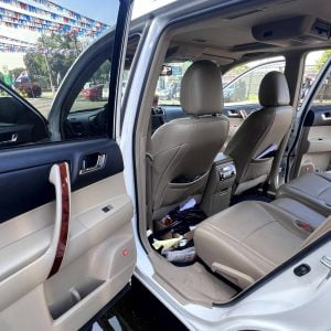 Interior Toyota Detailing (Passenger Backseat) Before