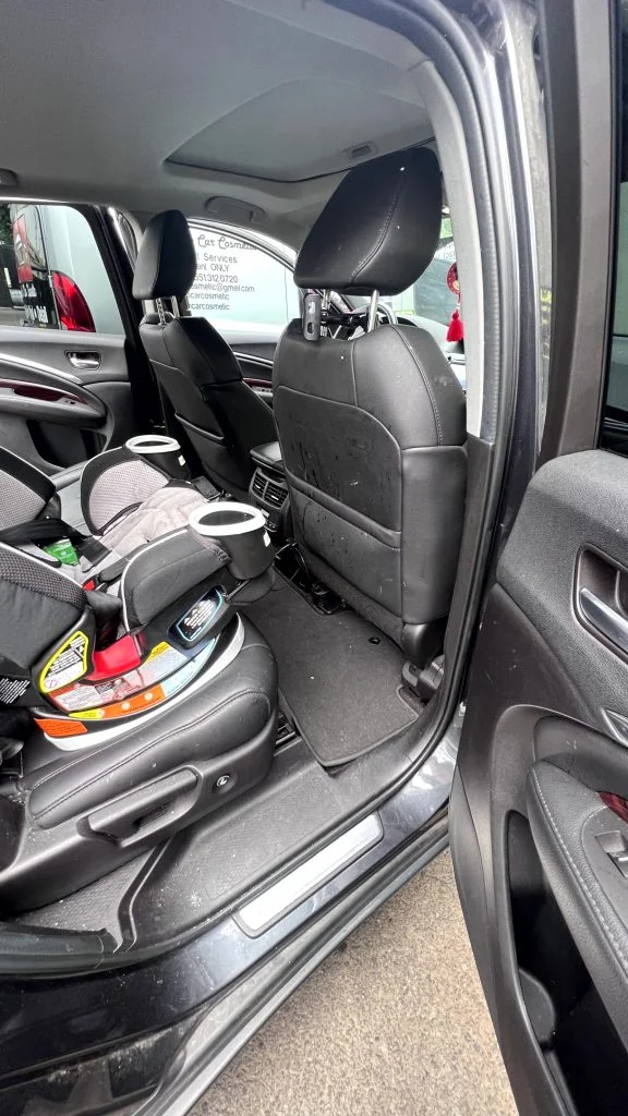 Interior Acura Detailing (BackSeat) Before