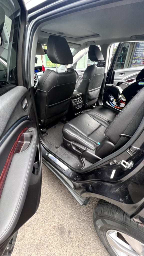 Interior Acura Detailing (Left Backseat) After