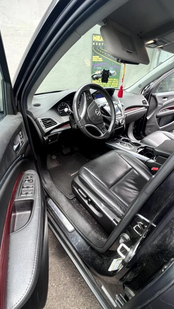 Interior Acura Detailing (Driver Seat) After