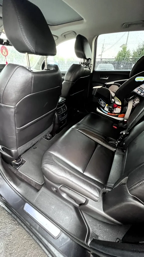 Interior Acura Detailing (Backseat) After