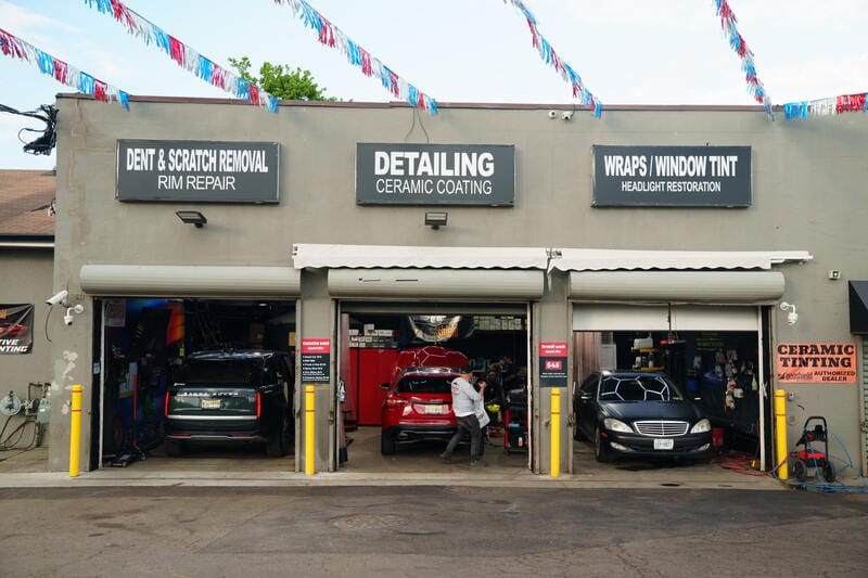 Exterior view of the  Waxman of Tristate Car Detailing Center